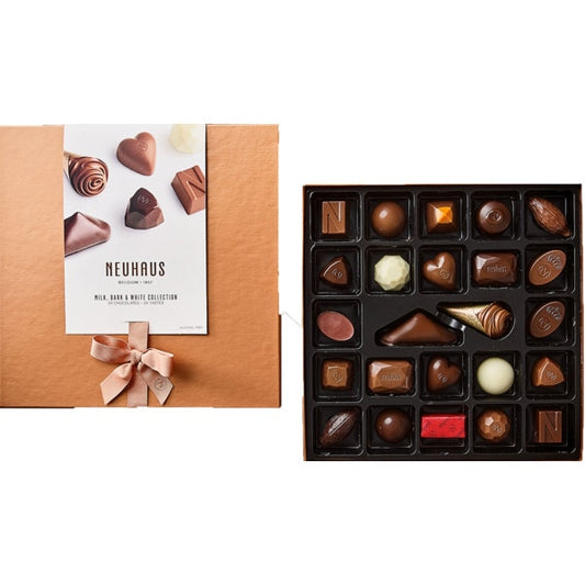 Assorted Chocolate Bonbons—Milk, Dark, and White Collection