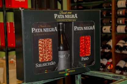 Caixa: Pata Negra e Vinho Quinta de Lemos